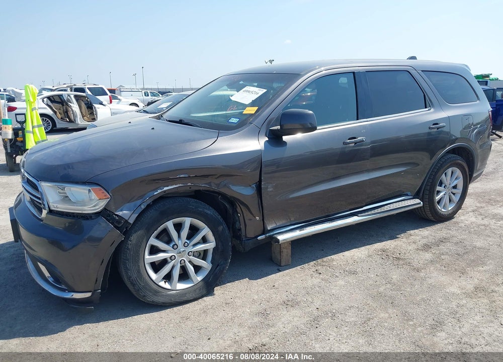 2014 DODGE DURANGO SXT VIN: 1C4RDHAG3EC522214