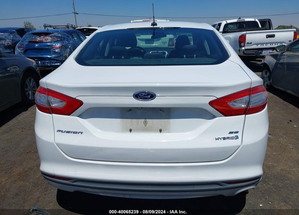 2015 FORD FUSION HYBRID SE VIN: 3FA6P0LU8FR295447