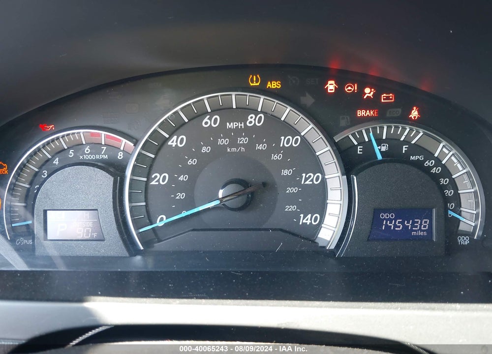 2013 TOYOTA CAMRY SE VIN: 4T1BF1FK0DU283581