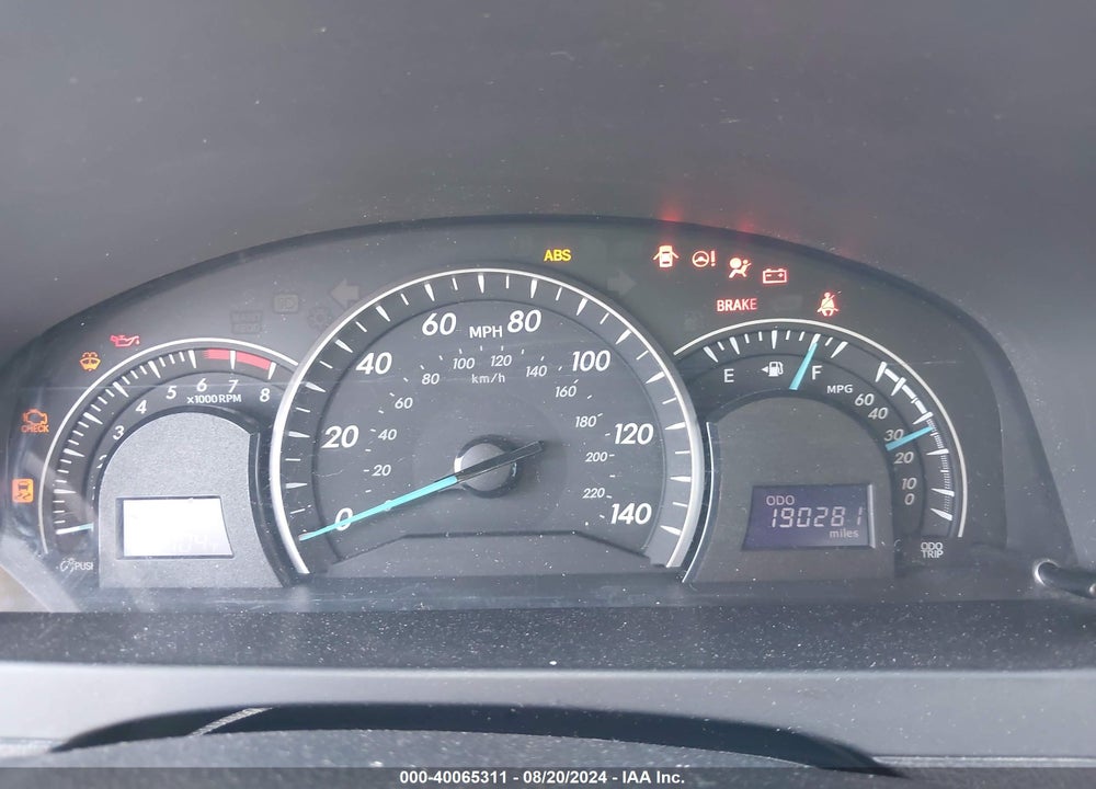 2012 TOYOTA CAMRY LE VIN: 4T1BF1FK2CU172271