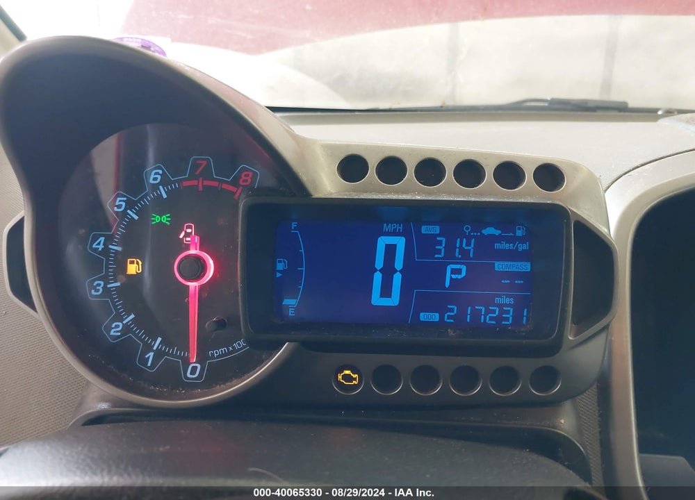 2013 CHEVROLET SONIC LT AUTO VIN: 1G1JC5SG2D4230214