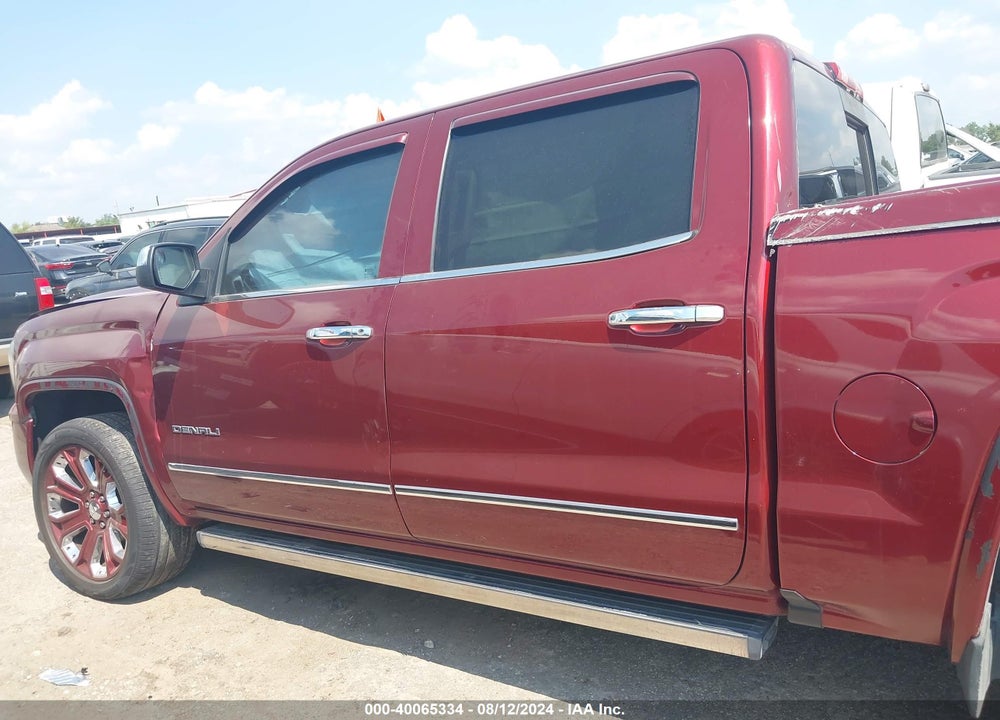 2016 GMC SIERRA 1500 DENALI VIN: 3GTU2PEJ2GG147139