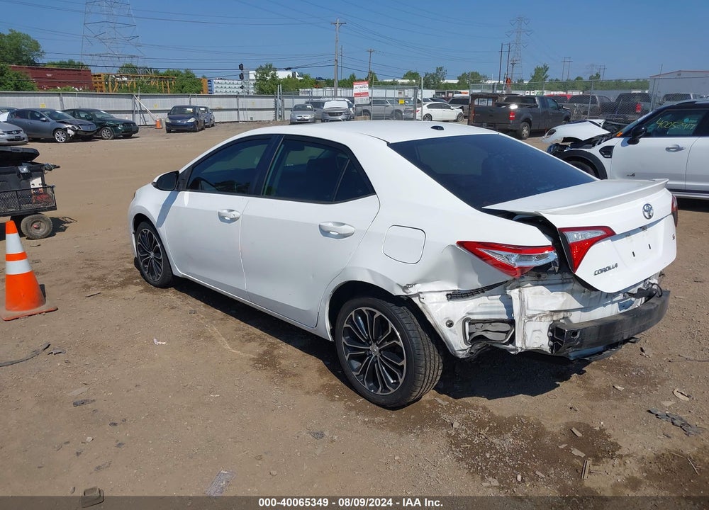 2015 TOYOTA COROLLA S PLUS VIN: 5YFBURHE7FP256975