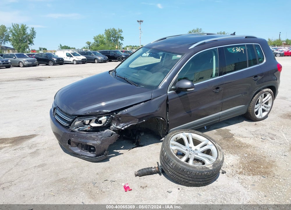 2016 VOLKSWAGEN TIGUAN SEL VIN: WVGAV7AX2GW577691