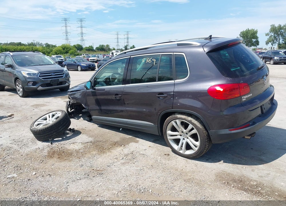 2016 VOLKSWAGEN TIGUAN SEL VIN: WVGAV7AX2GW577691
