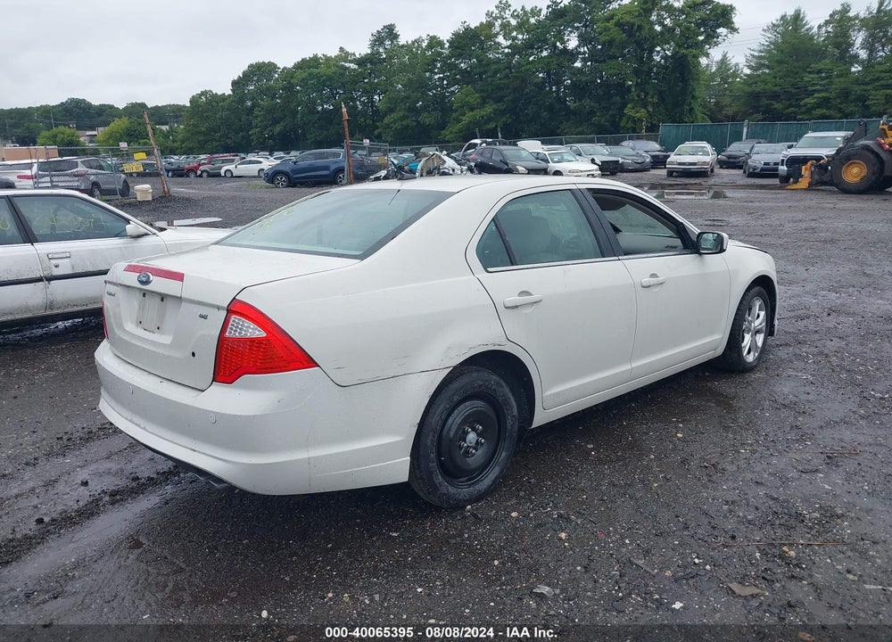 2012 FORD FUSION SE VIN: 3FAHP0HA0CR189867
