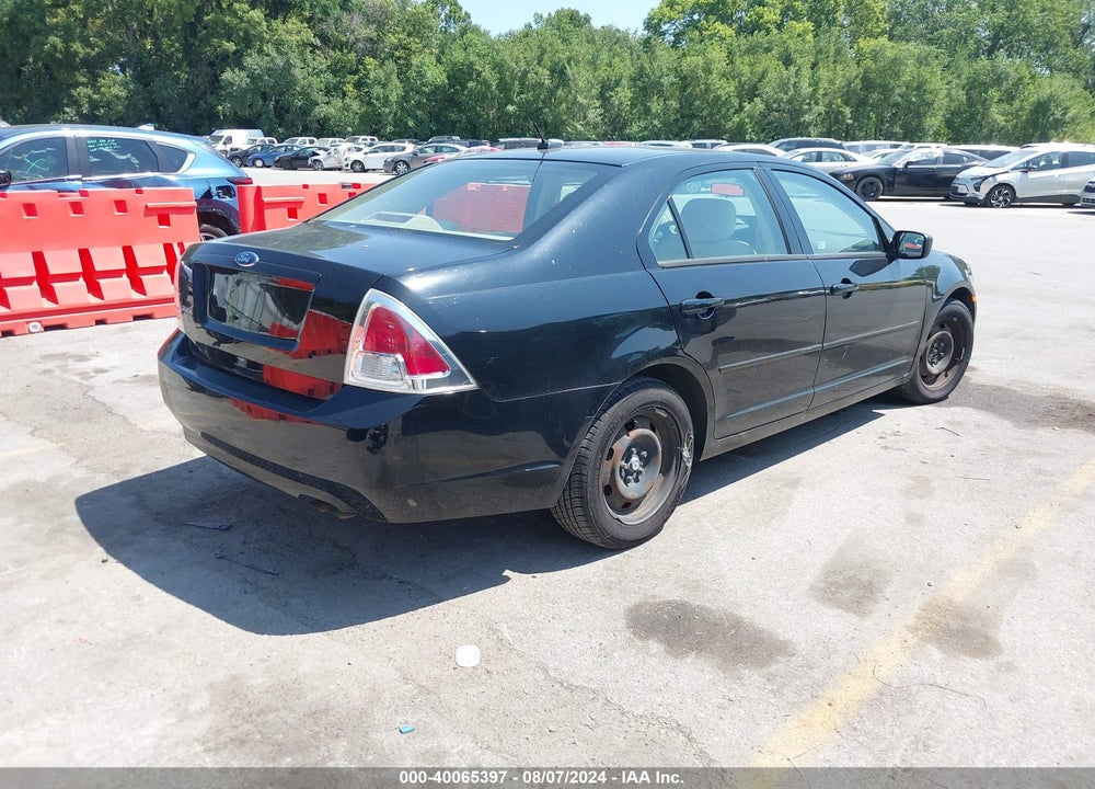 2008 FORD FUSION S VIN: 3FAHP06Z88R188580