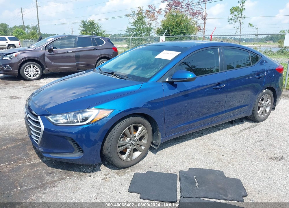 2018 HYUNDAI ELANTRA SEL VIN: 5NPD84LF3JH324534
