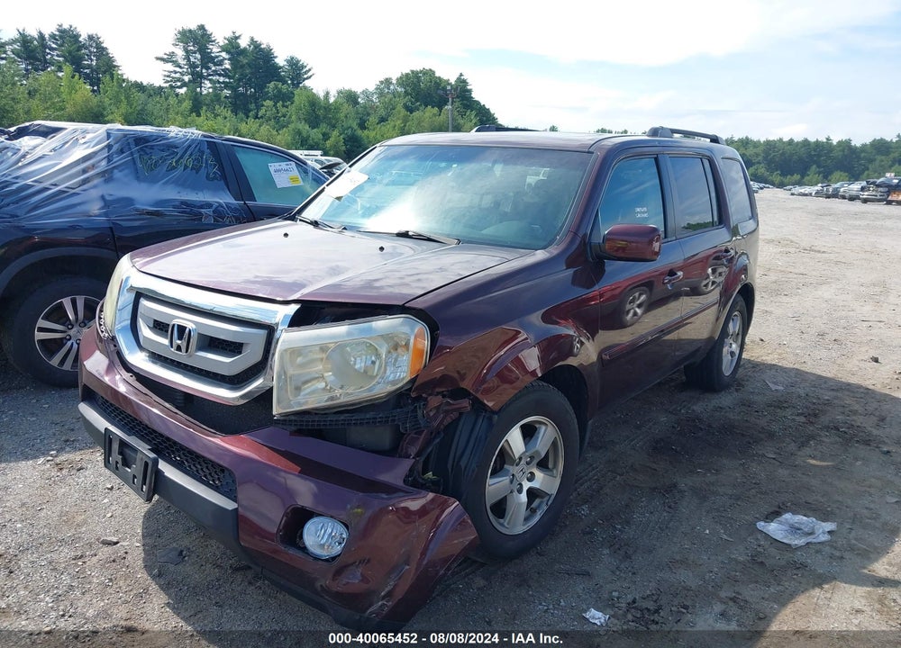2010 HONDA PILOT EX-L VIN: 5FNYF4H56AB017851