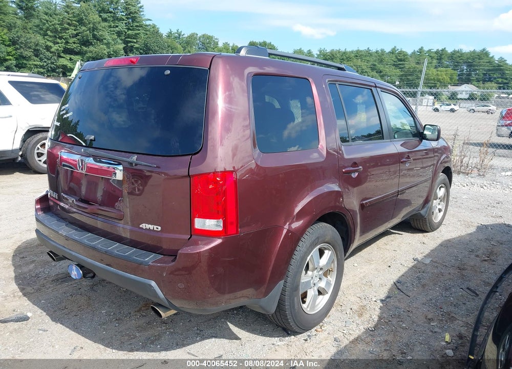 2010 HONDA PILOT EX-L VIN: 5FNYF4H56AB017851