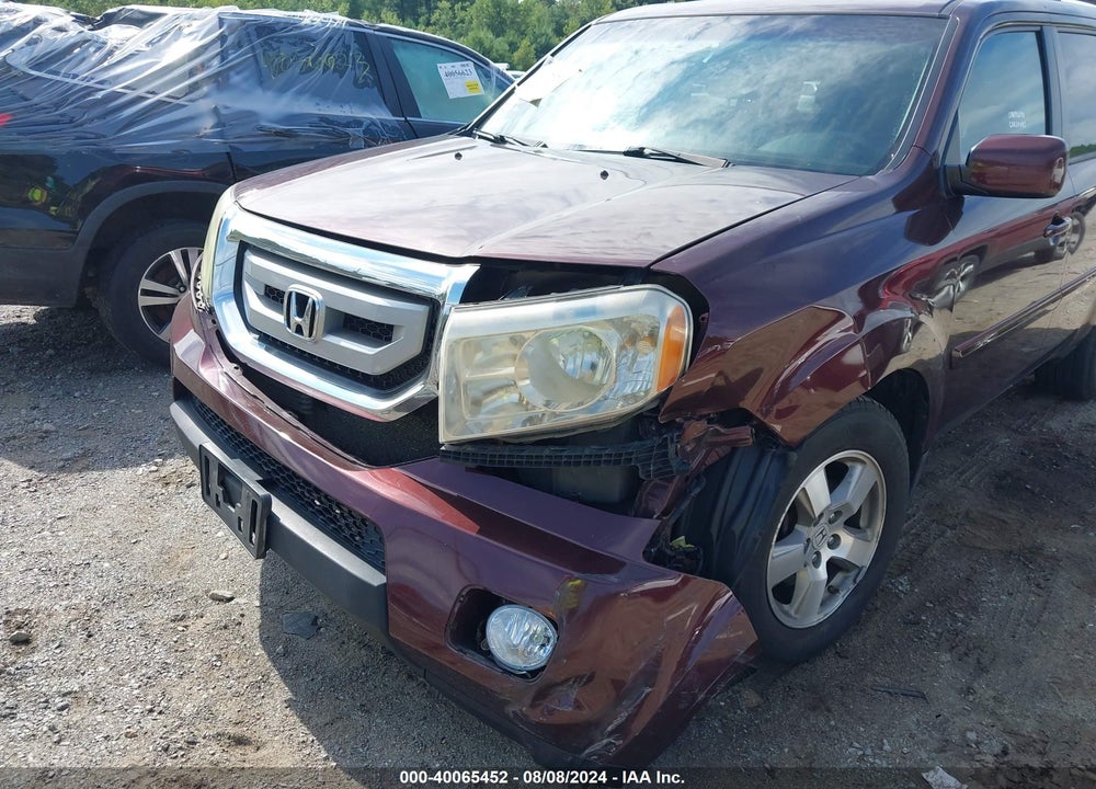 2010 HONDA PILOT EX-L VIN: 5FNYF4H56AB017851
