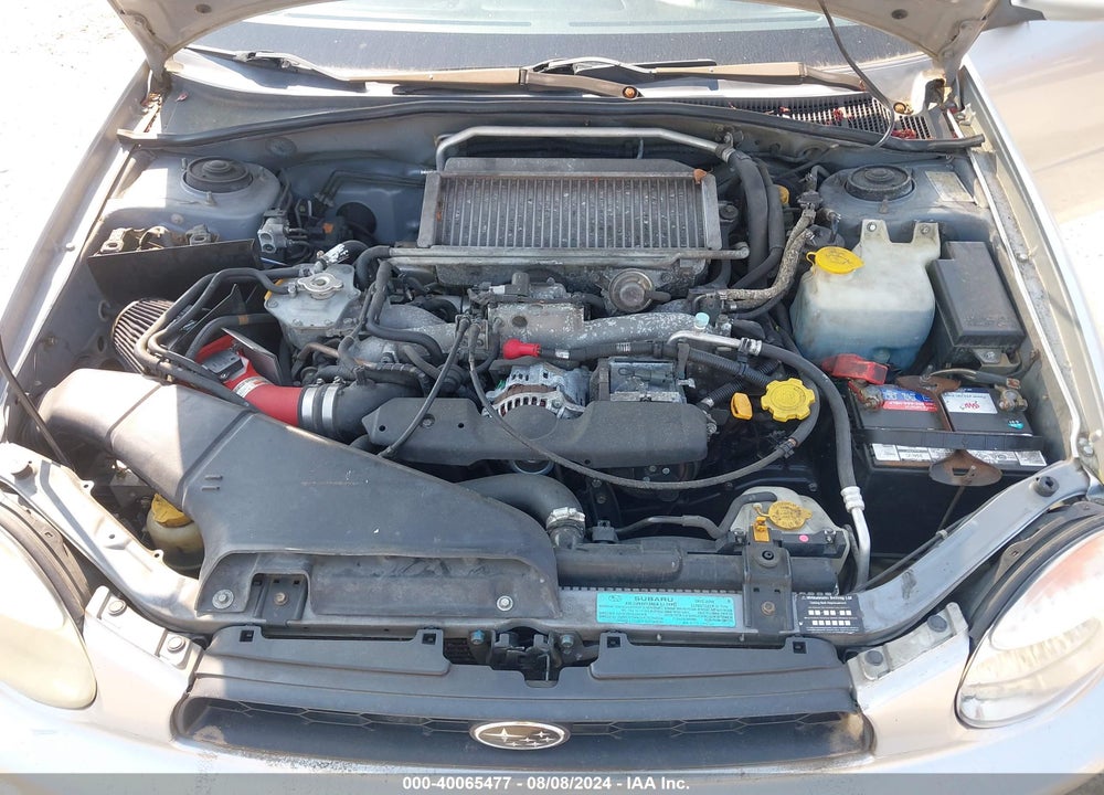 2002 SUBARU IMPREZA WRX VIN: JF1GG29612H836813