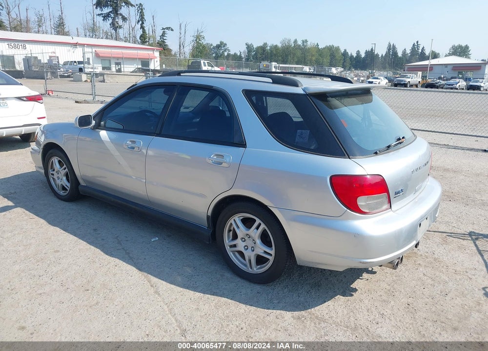 2002 SUBARU IMPREZA WRX VIN: JF1GG29612H836813