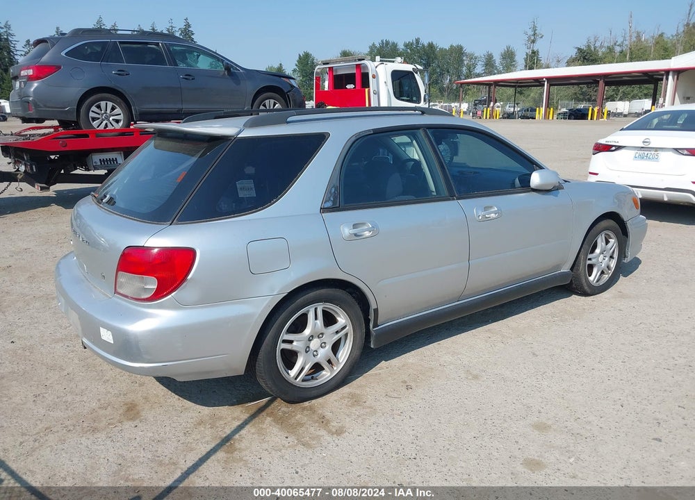 2002 SUBARU IMPREZA WRX VIN: JF1GG29612H836813
