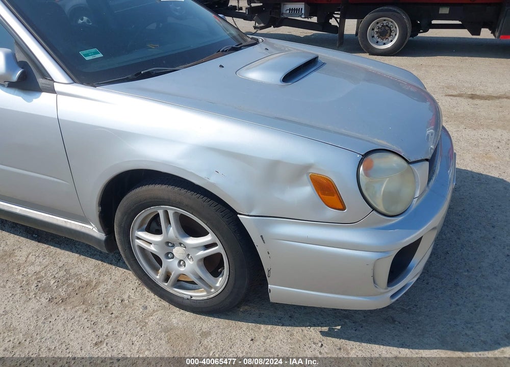 2002 SUBARU IMPREZA WRX VIN: JF1GG29612H836813