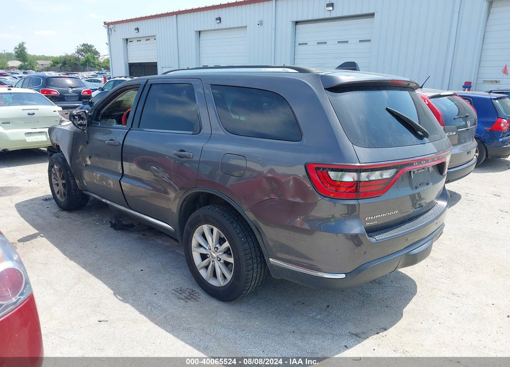 2014 DODGE DURANGO SXT VIN: 1C4RDJAG9EC597037