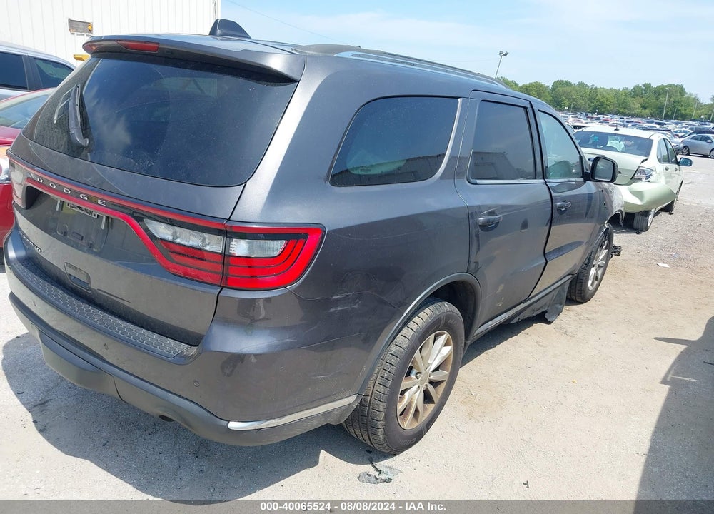 2014 DODGE DURANGO SXT VIN: 1C4RDJAG9EC597037