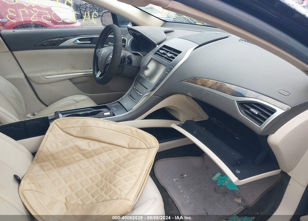 2016 LINCOLN MKZ VIN: 3LN6L2J99GR610267