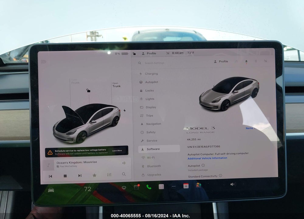 2018 TESLA MODEL 3 LONG RANGE/MID RANGE VIN: 5YJ3E1EA6JF077366