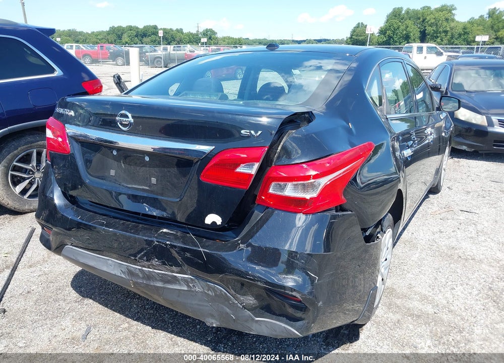 2016 NISSAN SENTRA SV VIN: 3N1AB7AP9GL680256