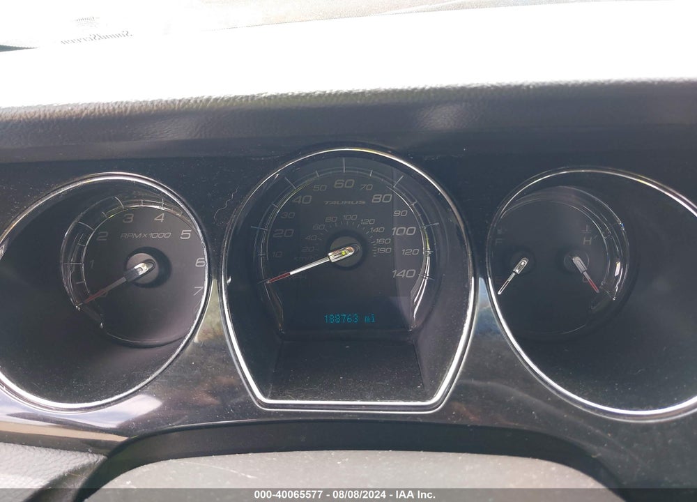 2010 FORD TAURUS VIN: 1FAHP2FW9AG118066