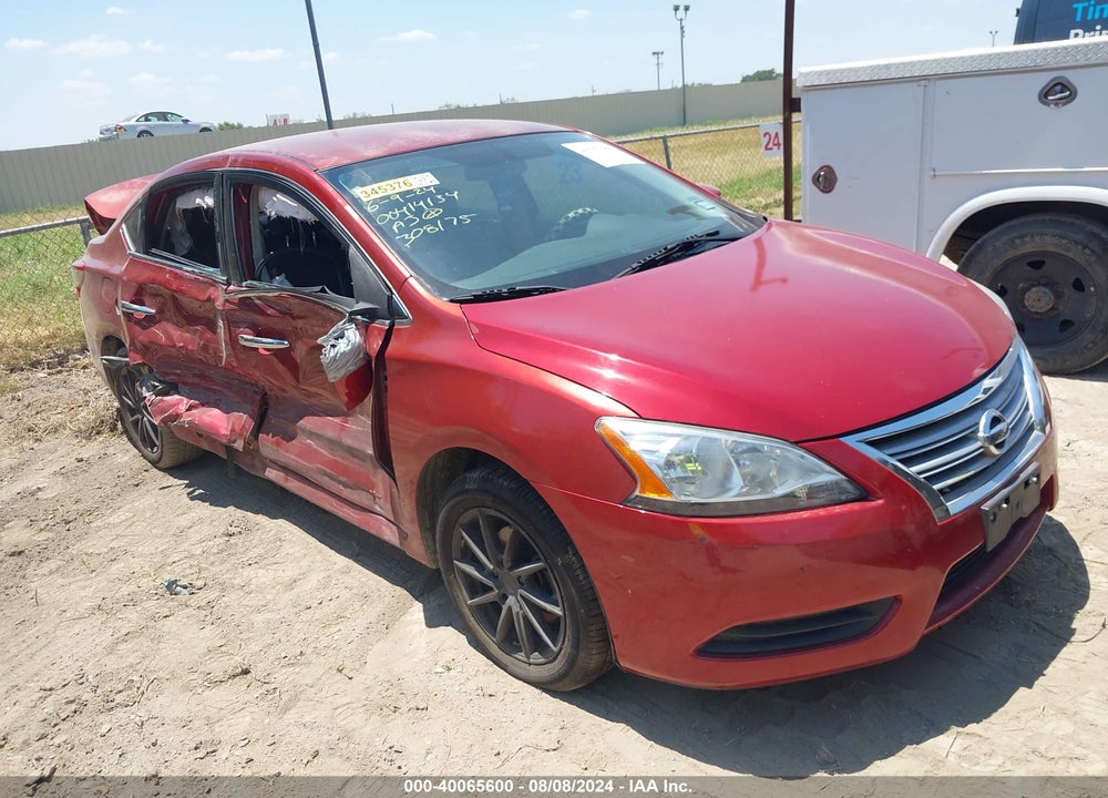 2014 NISSAN SENTRA SV VIN: 3N1AB7AP2EY308175
