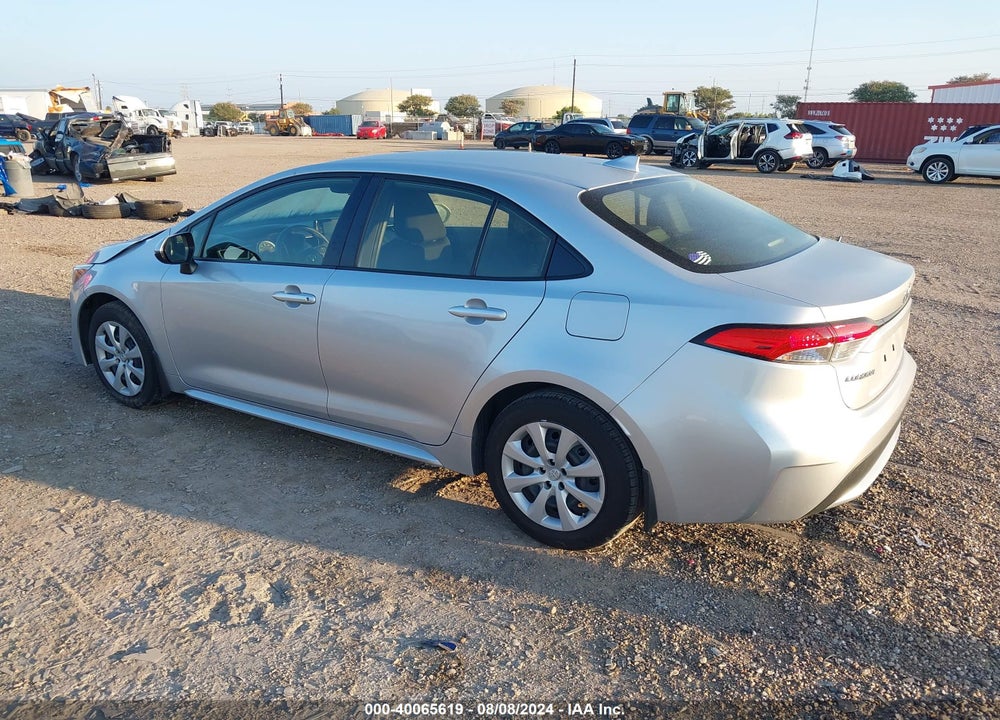2022 TOYOTA COROLLA LE VIN: JTDEPMAE1N3026826