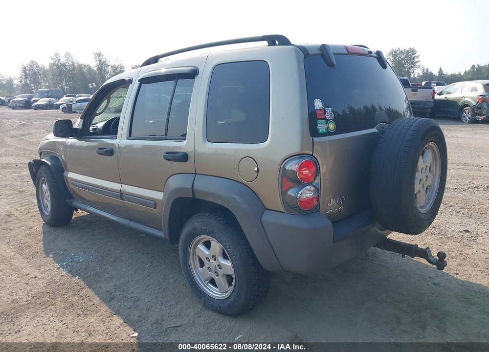 2007 JEEP LIBERTY SPORT VIN: 1J4GL48K37W588450