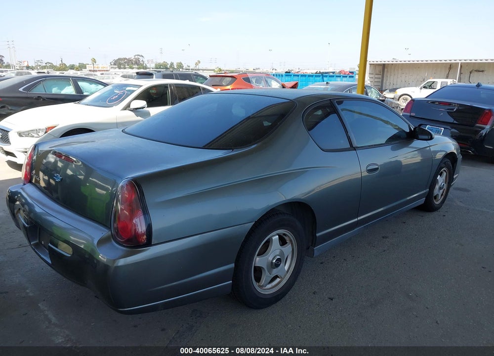 2005 CHEVROLET MONTE CARLO LS VIN: 2G1WW12E559282617