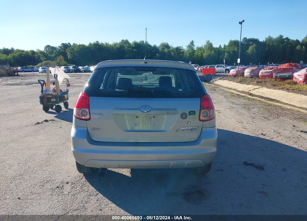 2004 TOYOTA MATRIX STANDARD VIN: 2T1LR32E94C196495