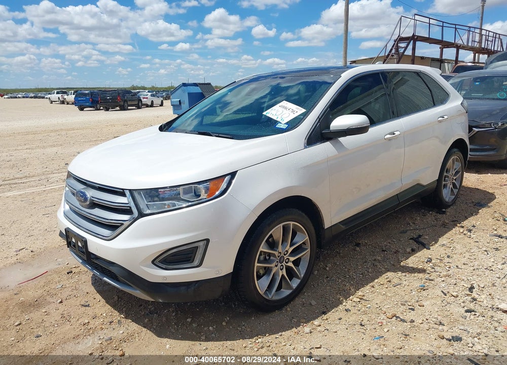 2017 FORD EDGE TITANIUM VIN: 2FMPK3K96HBB36757