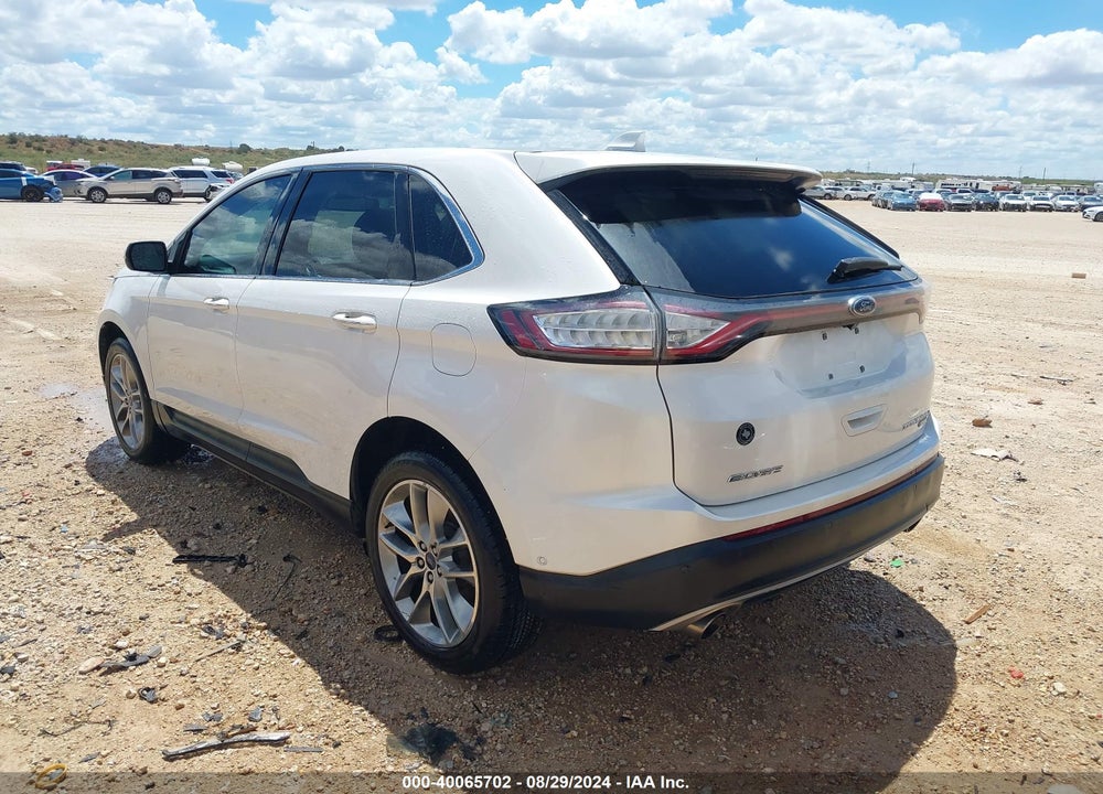 2017 FORD EDGE TITANIUM VIN: 2FMPK3K96HBB36757