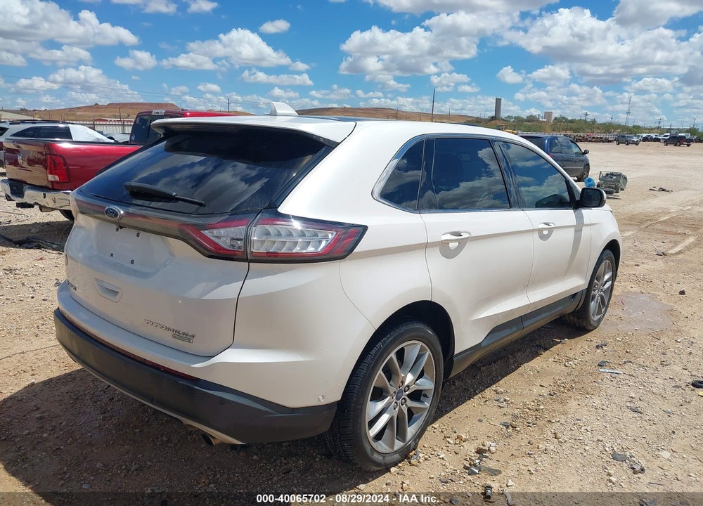 2017 FORD EDGE TITANIUM VIN: 2FMPK3K96HBB36757