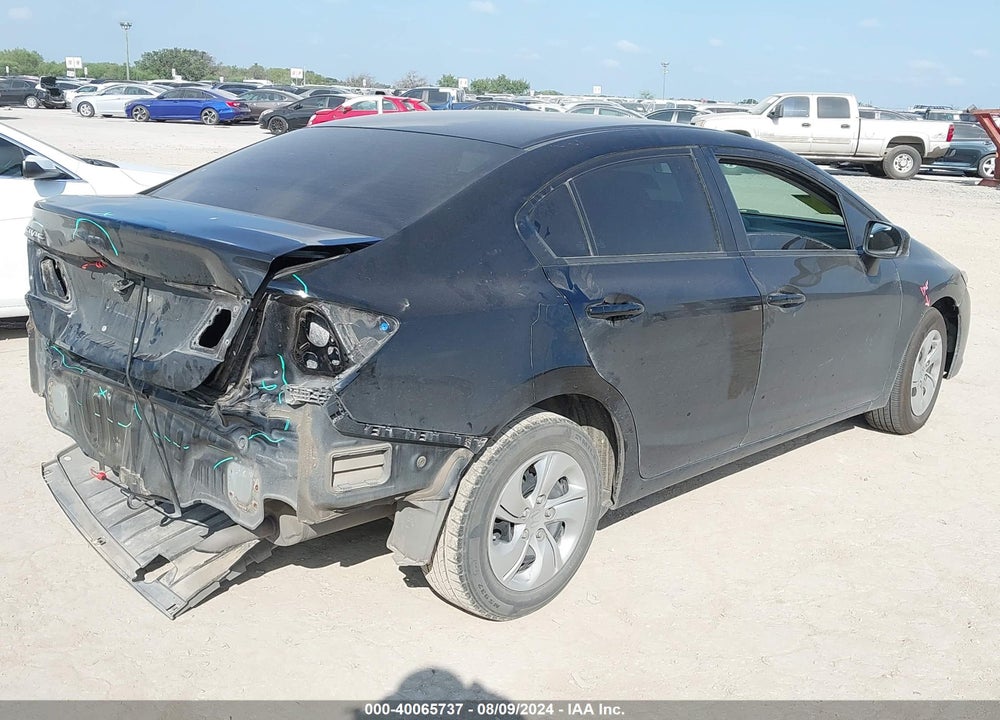 2015 HONDA CIVIC LX VIN: 19XFB2F56FE253956