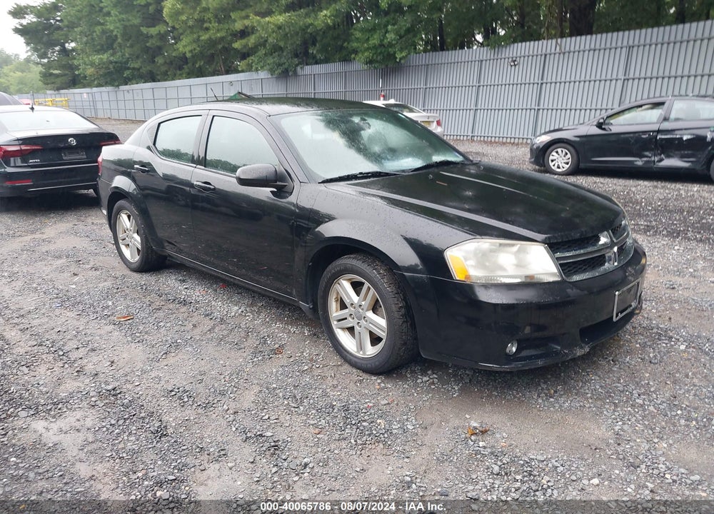 2013 DODGE AVENGER SXT VIN: 1C3CDZCB9DN661297