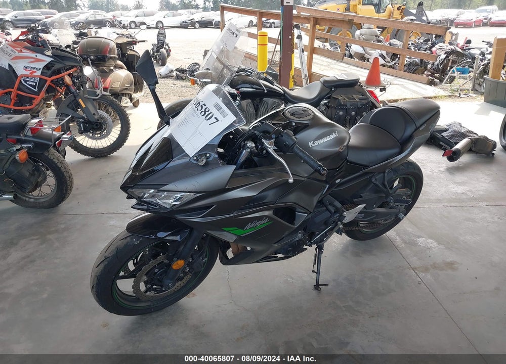 2024 KAWASAKI EX650 R VIN: ML5EXER1XRDAC3634