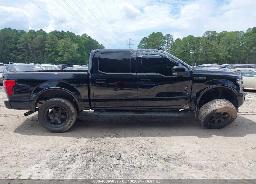 2018 FORD F-150 LARIAT VIN: 1FTEW1EG2JKE63487