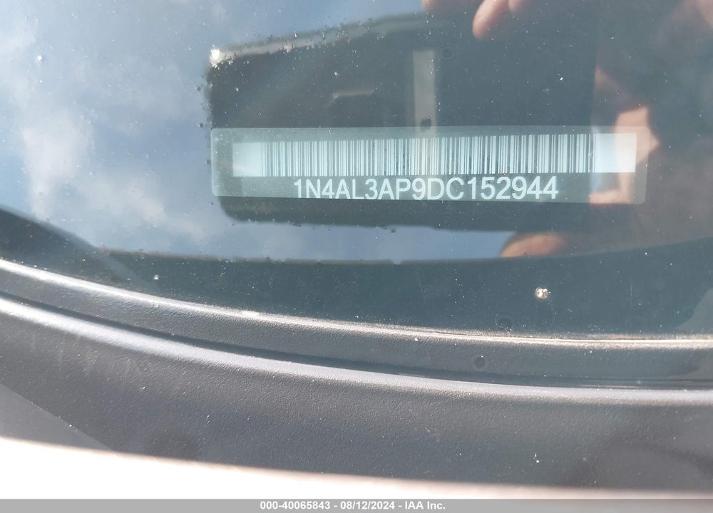 2013 NISSAN ALTIMA 2.5 S VIN: 1N4AL3AP9DC152944