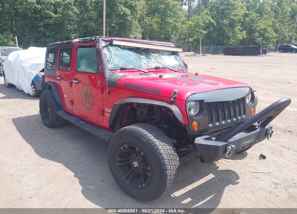 2010 JEEP WRANGLER UNLIMITED SPORT VIN: 1J4BA3H16AL116852