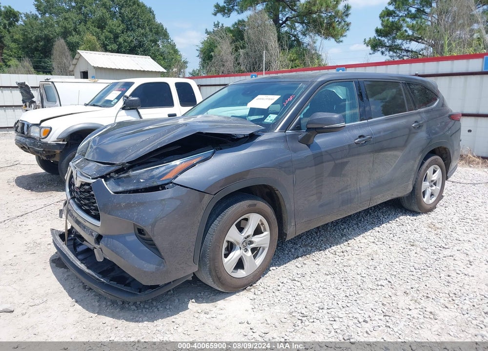 2022 TOYOTA HIGHLANDER LE VIN: 5TDZZRAH4NS134598