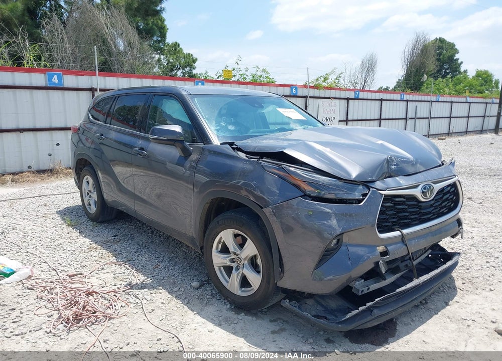 2022 TOYOTA HIGHLANDER LE VIN: 5TDZZRAH4NS134598
