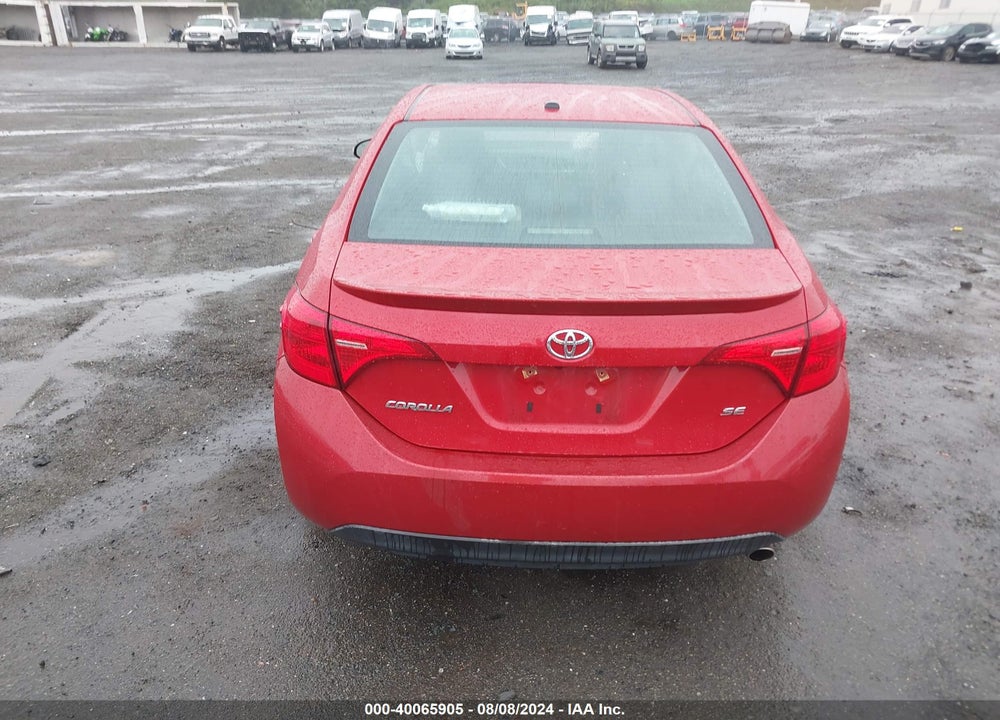2018 TOYOTA COROLLA SE VIN: 2T1BURHE9JC050906