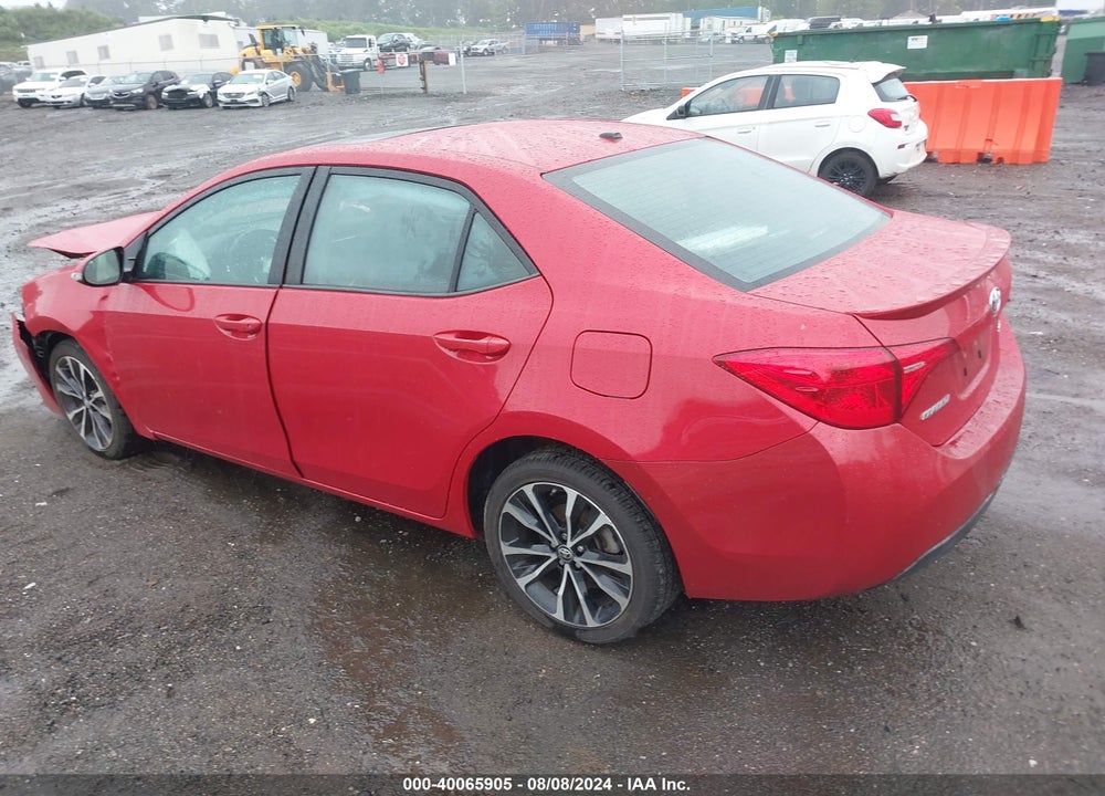 2018 TOYOTA COROLLA SE VIN: 2T1BURHE9JC050906