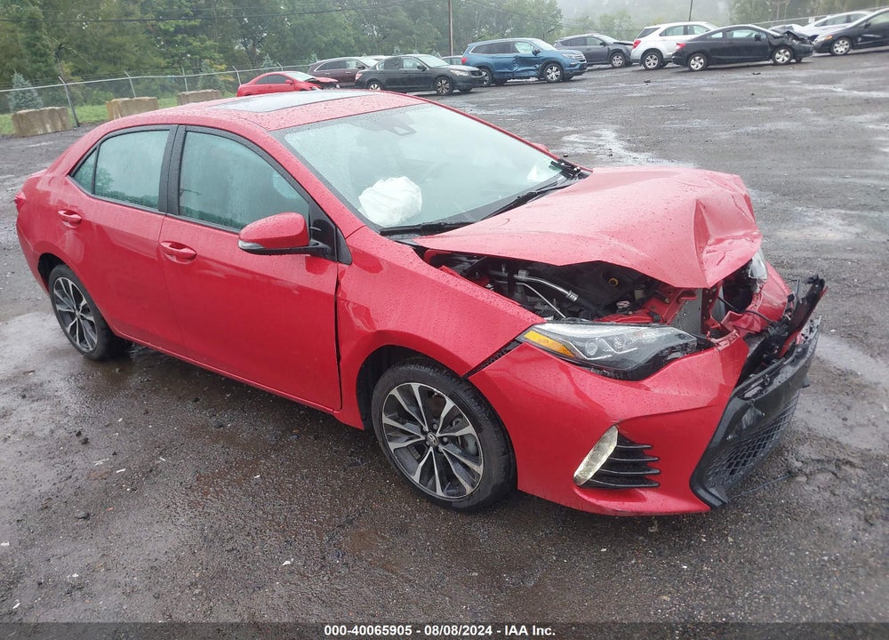 2018 TOYOTA COROLLA SE VIN: 2T1BURHE9JC050906
