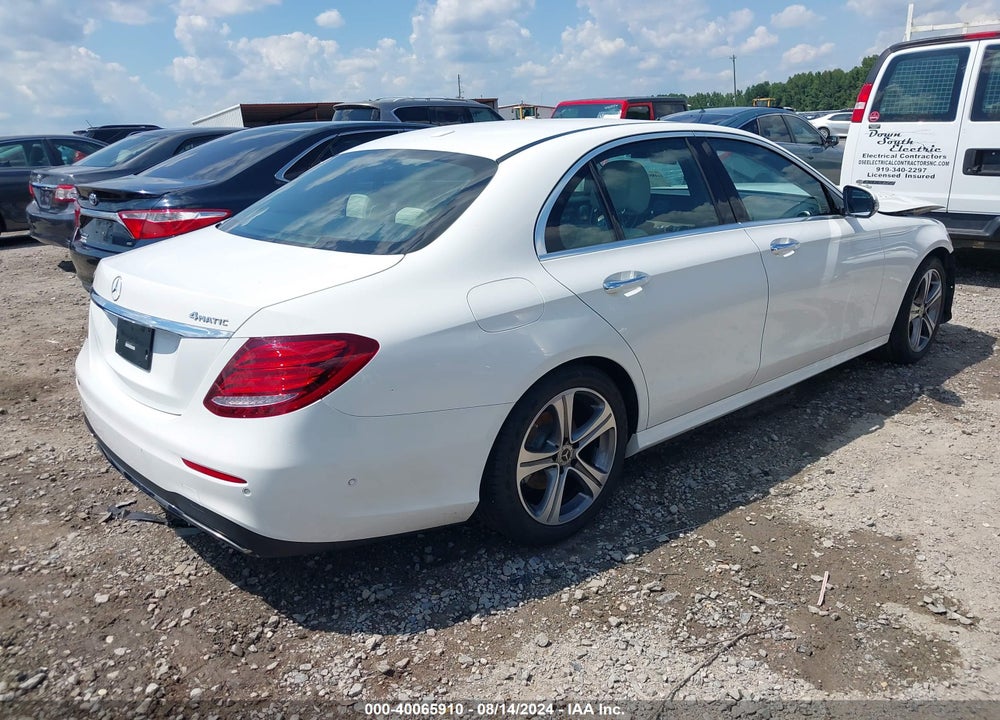 2020 MERCEDES-BENZ E 350 4MATIC VIN: WDDZF8EB1LA743303