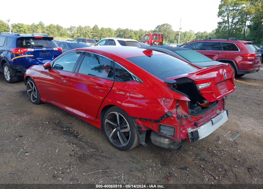 2019 HONDA ACCORD VIN: 1HGCV1F34KA152030