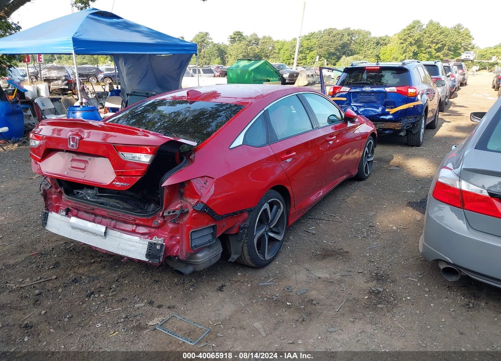 2019 HONDA ACCORD VIN: 1HGCV1F34KA152030