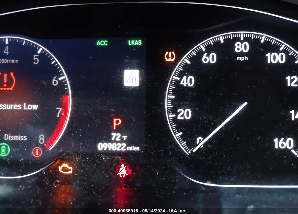 2019 HONDA ACCORD VIN: 1HGCV1F34KA152030