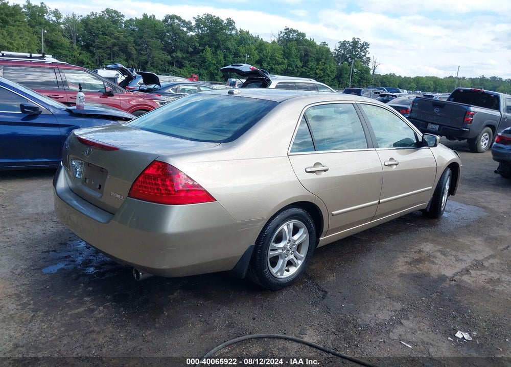 2006 HONDA ACCORD 2.4 EX VIN: 1HGCM56816A083373