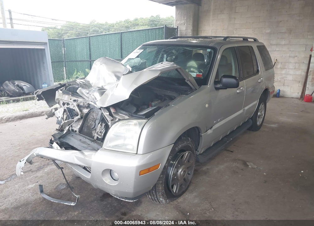 2002 MERCURY MOUNTAINEER VIN: 4M2DU86W52ZJ34737